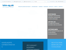 Tablet Screenshot of lohn-ag.de